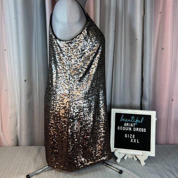 ARIAT 🤠 Sequin Ombre Rocker Dress XXL - Picture 8 of 15